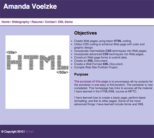 Website coded by hand which includes forms, search boxes, XML, CSS and digital resume 